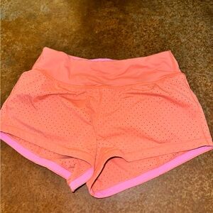 Pink lululemon shorts